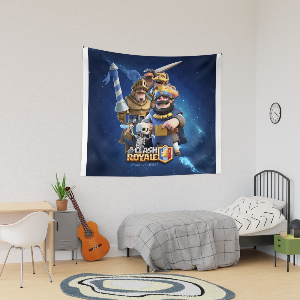 Clash Royale King And Team Tapestry - Clash Royale Merchandise